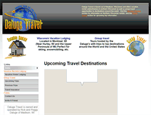 Tablet Screenshot of dalugetravel.com